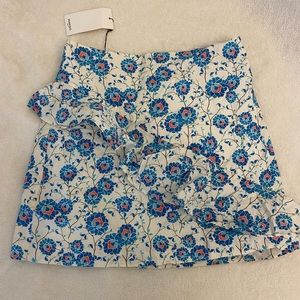 Mango printed mini skirt